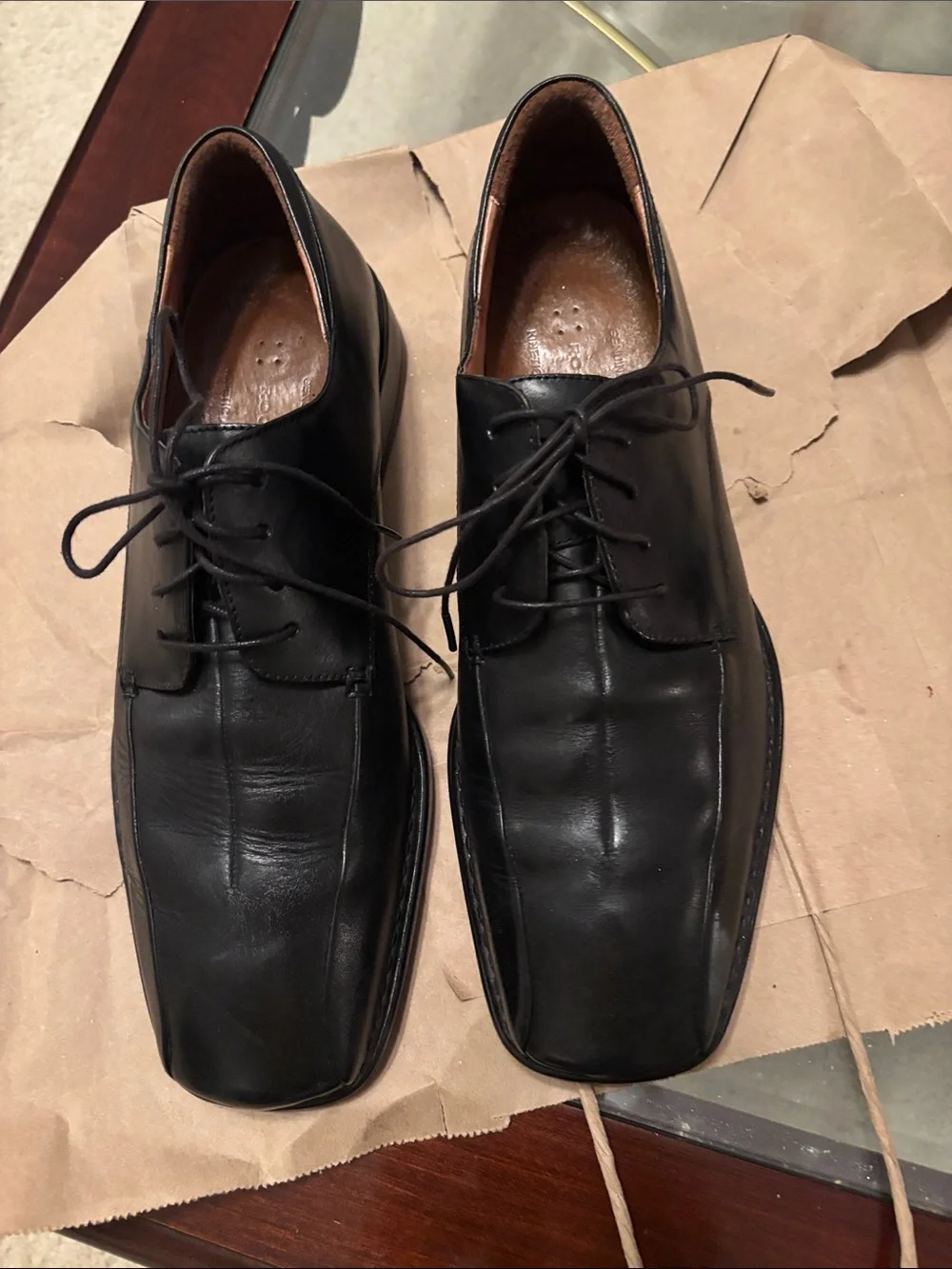 Rockport Classic  Men’s Black Leather Lace-Up Dress Shoes